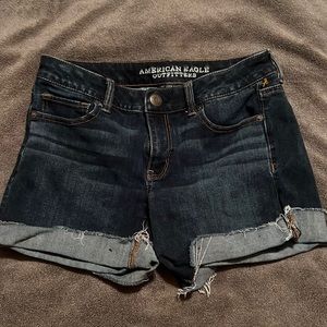 size 6 american eagle jean shorts